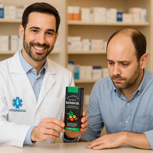 2x1 Aceite de Batana ORIGINAL (30ml) + ROMERO | Fórmula Ancestral PREMIUM Para el Crecimiento del Cabello