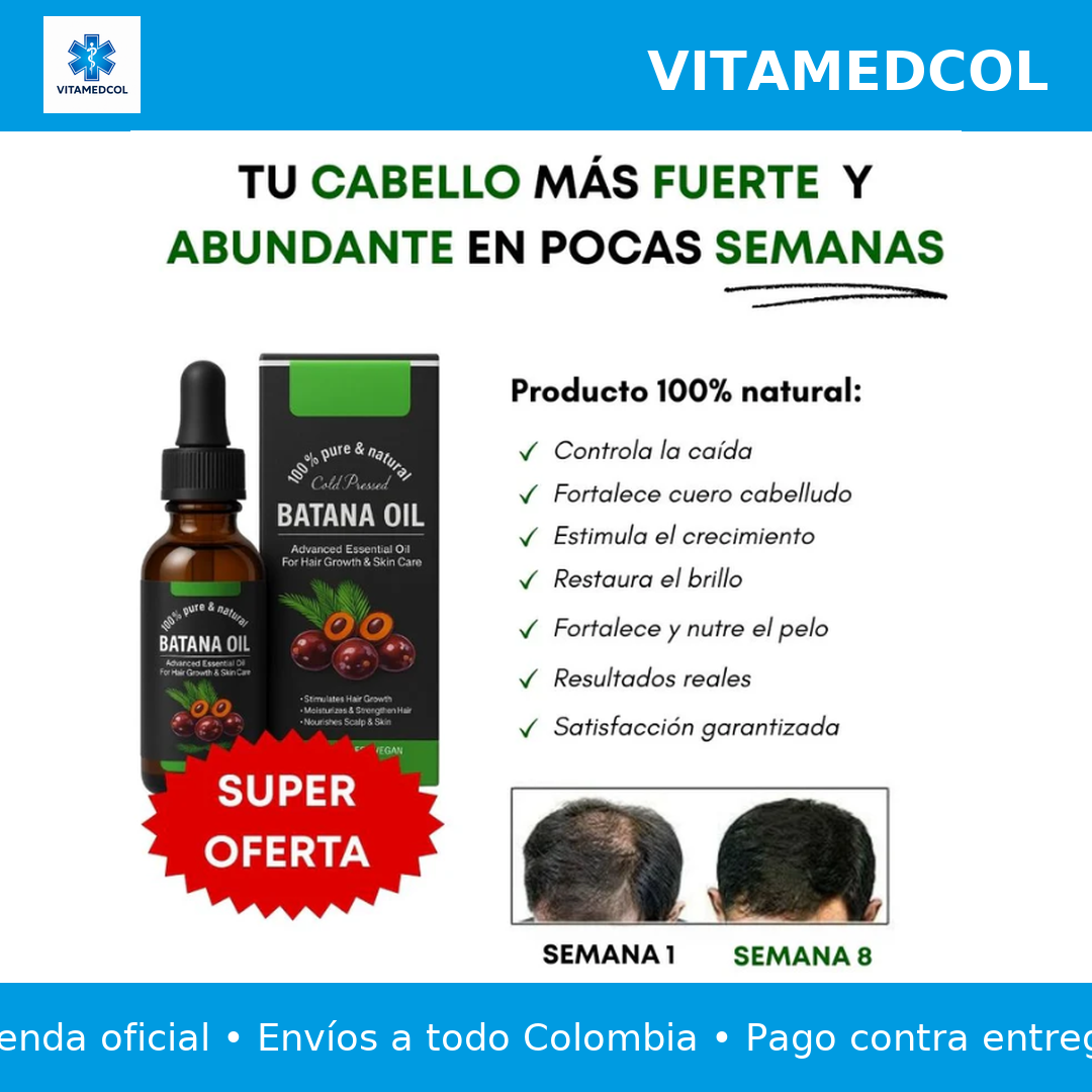 2x1 Aceite de Batana ORIGINAL (30ml) + ROMERO | Fórmula Ancestral PREMIUM Para el Crecimiento del Cabello